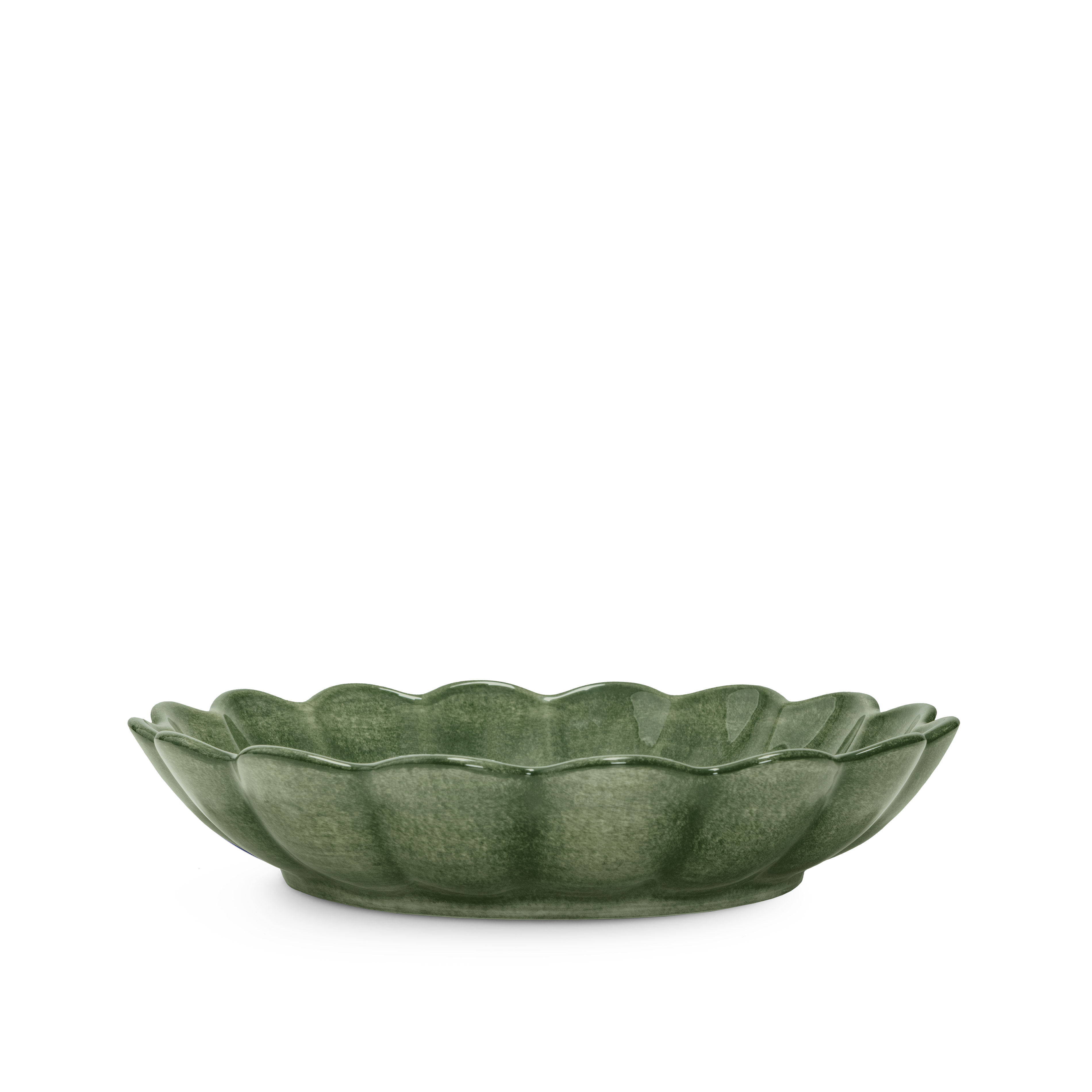 Mateus - Oyster sk&aring;l 24 cm forest green - Serveringssk&aring;lar - Keramik