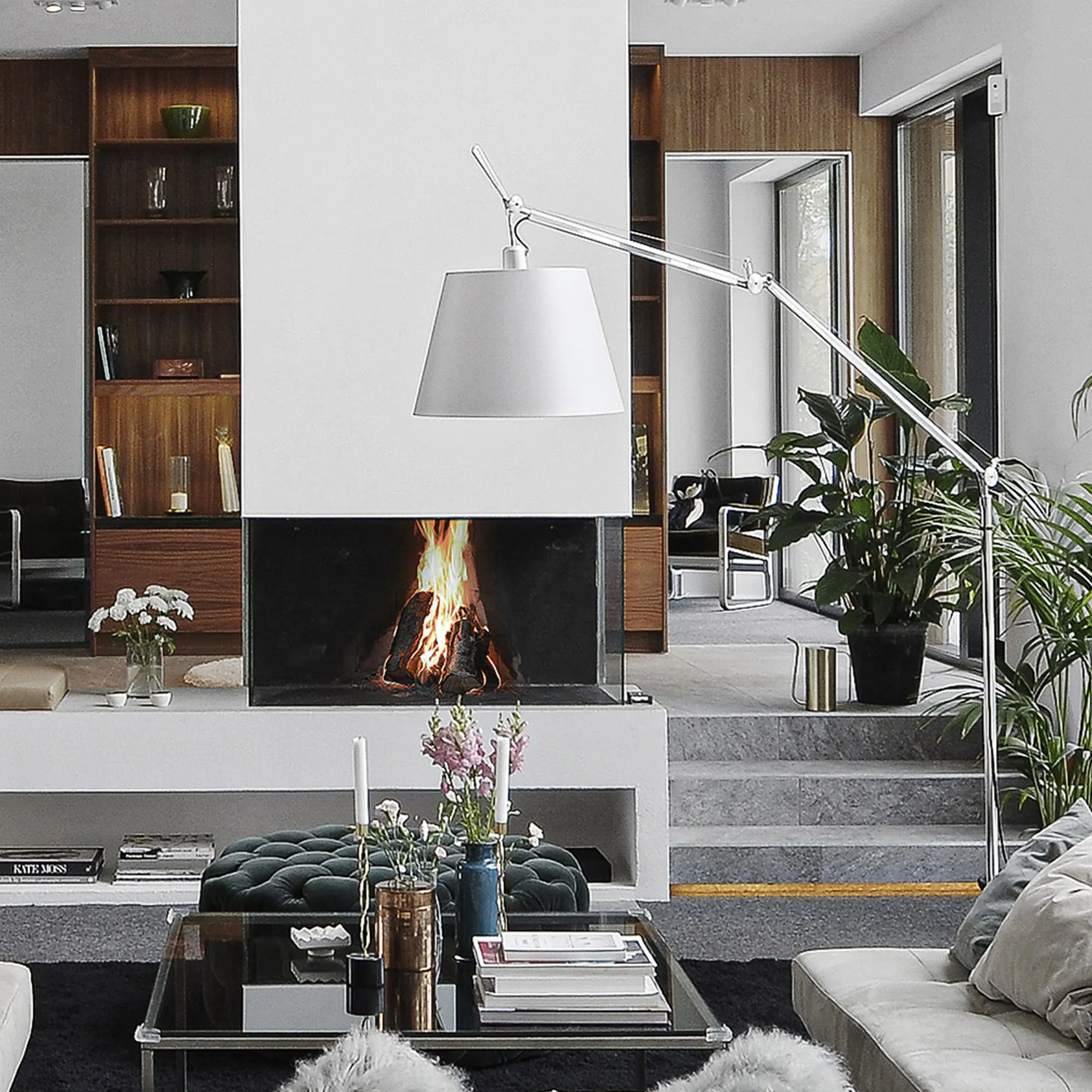 Tolomeo Mega Skrivbordslampa - Aluminium