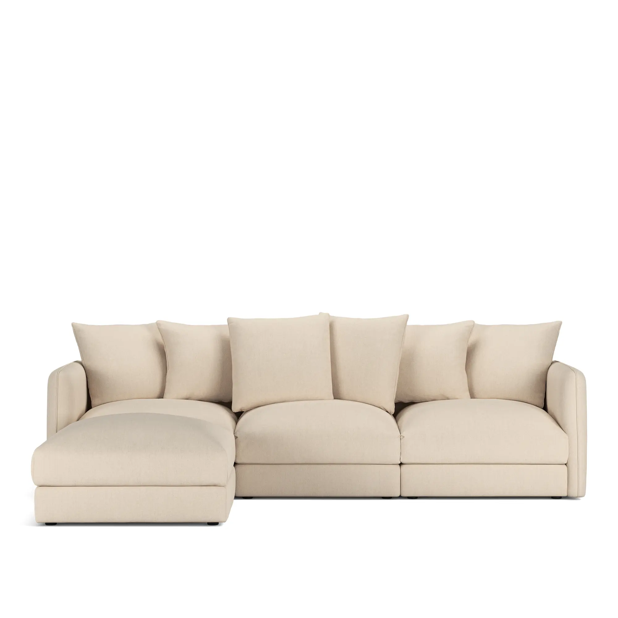Pavarotti 3-seters sofa med fotskammel