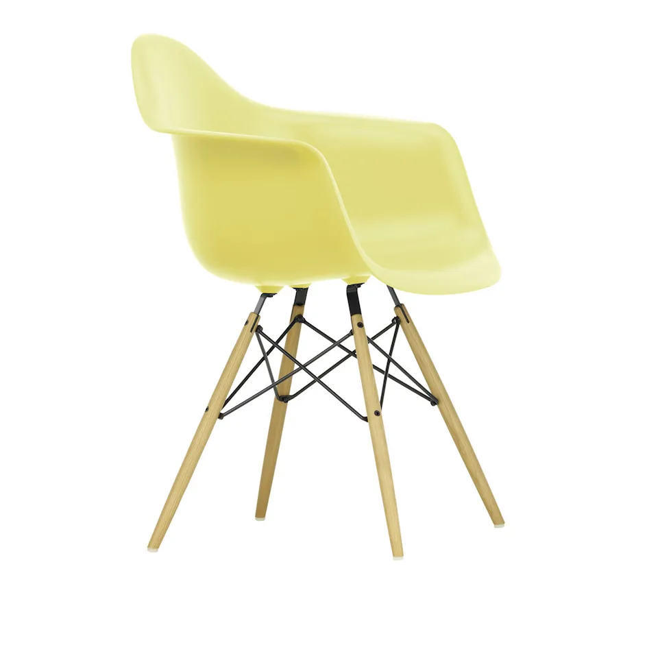 Eames RE Plastic Armchair DAW matstol Ash Honey Tone