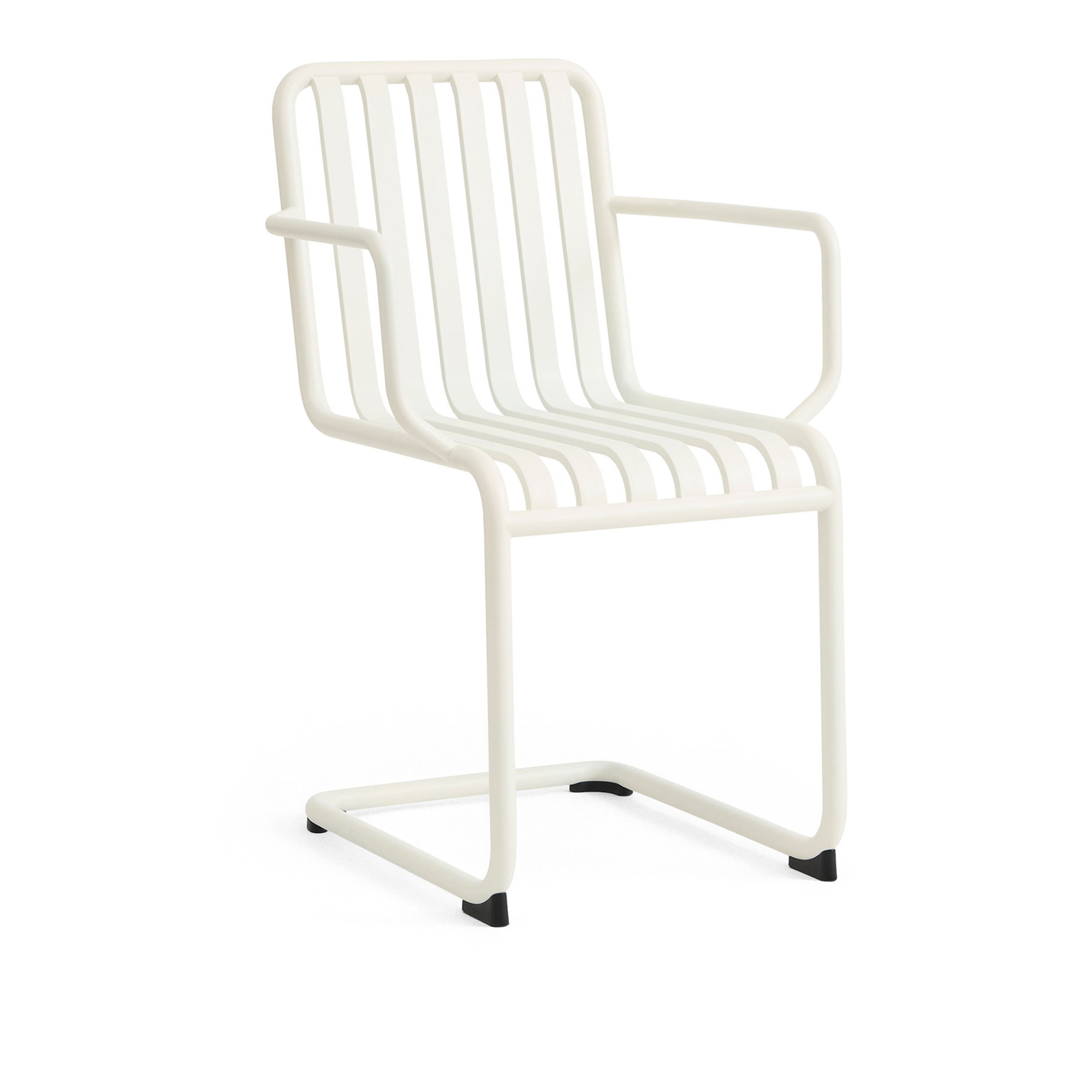 HAY - Palissade Cantilever Armchair Cream White - Matstolar utomhus - Ronan & Erwan Bouroullec - Metall | Utemöbler - Utestolar - Matstolar Utomhus | Möbelexperten