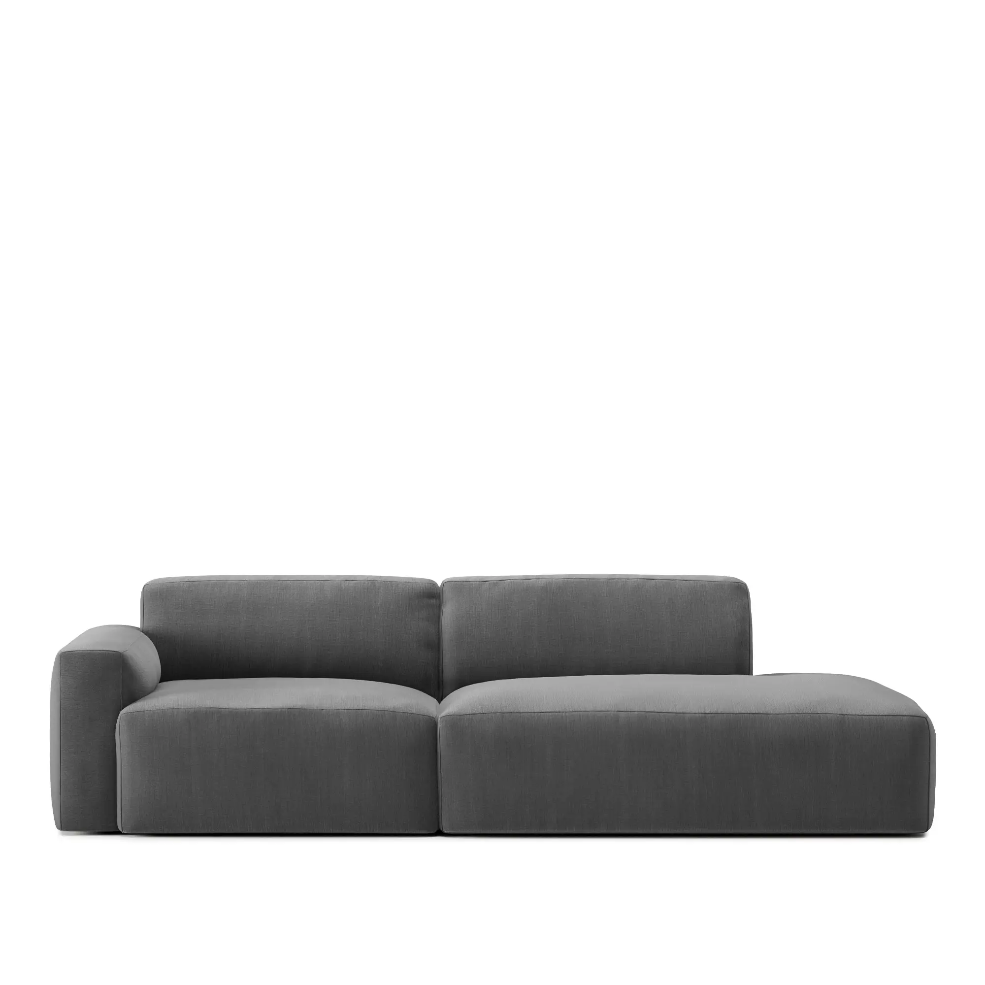 Brick 2-Seater Open End Right