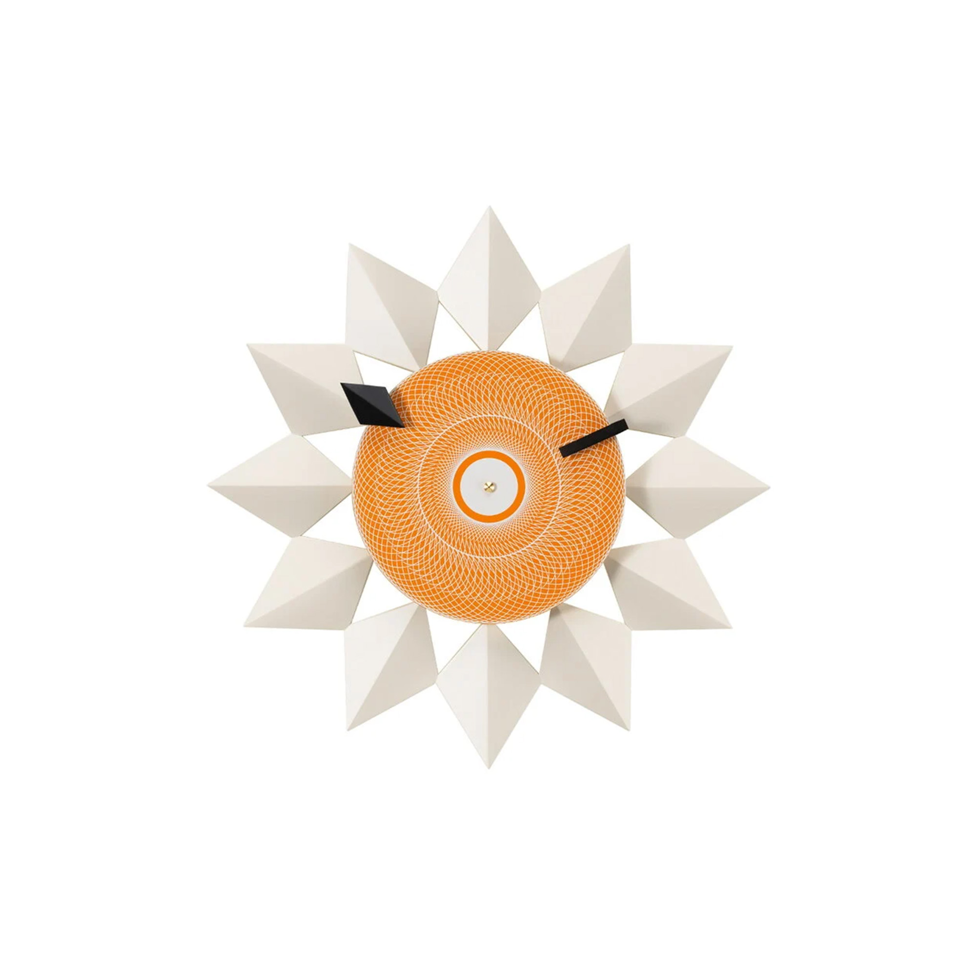 Vitra - Diamond Markers Clock - White - Klockor - George Nelson - Vit