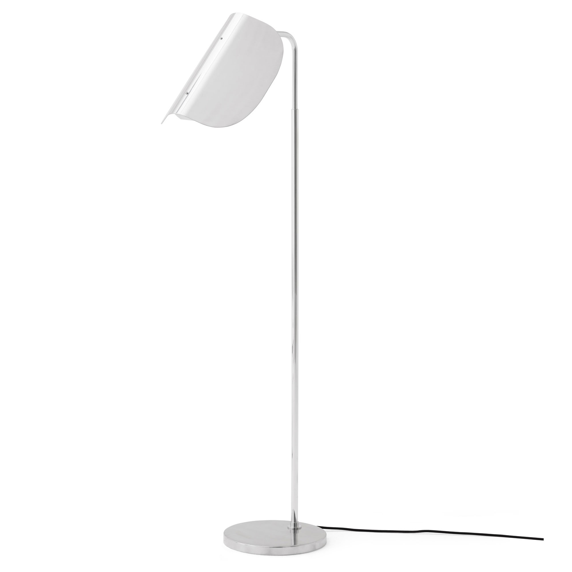 Audo Copenhagen - Wing golvlampa polished aluminium - Läslampor - Silver | Belysning - Golvlampor - Läslampor | Möbelexperten