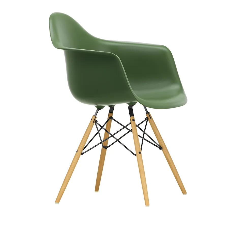 Eames RE Plastic Armchair DAW matstol Ash Honey Tone