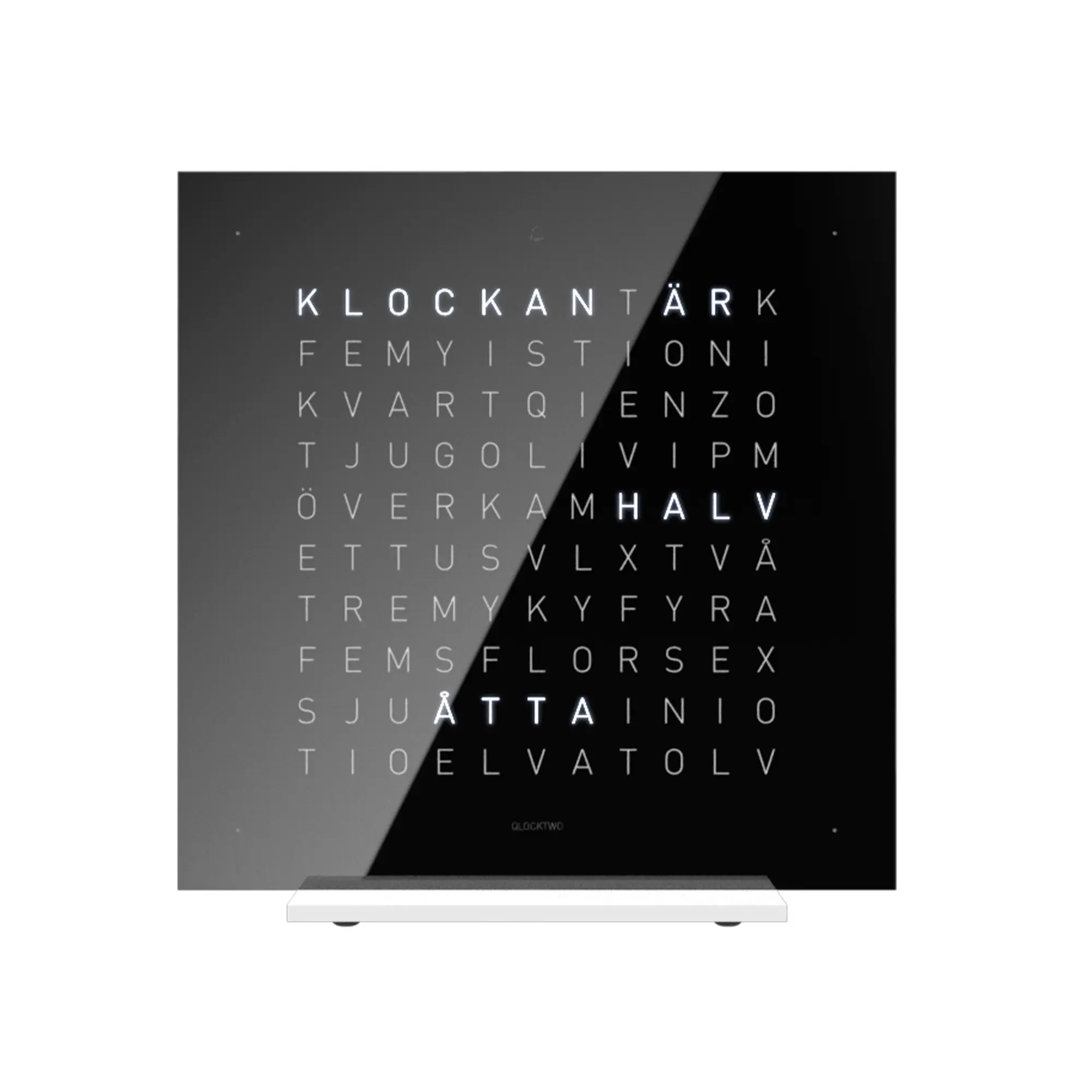 Qlocktwo Earth 13,5 – Pure Black Ice Tea