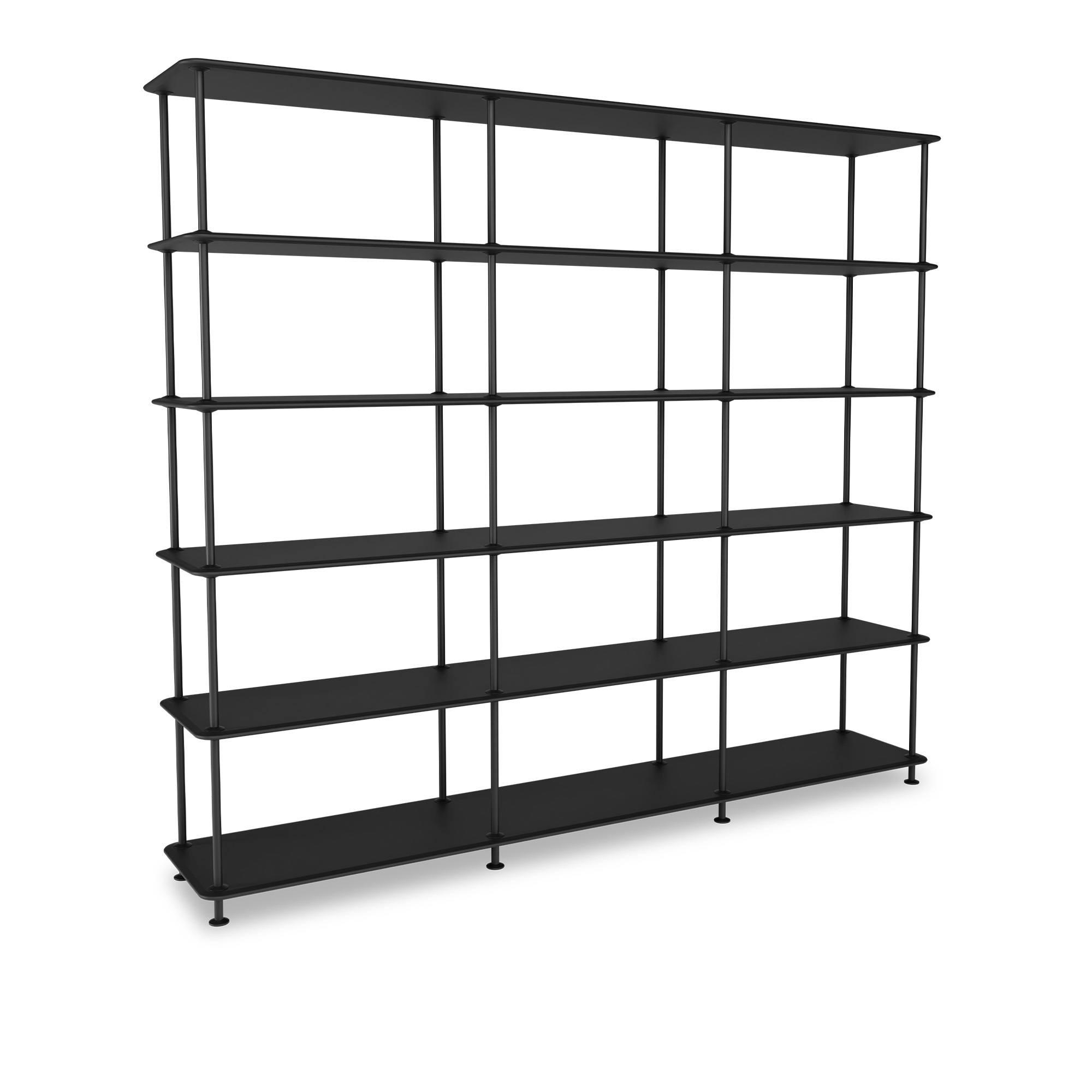 montana - montana free 555000 - black - hyllor & hyllsystem - jakob wagner - grå - mdf