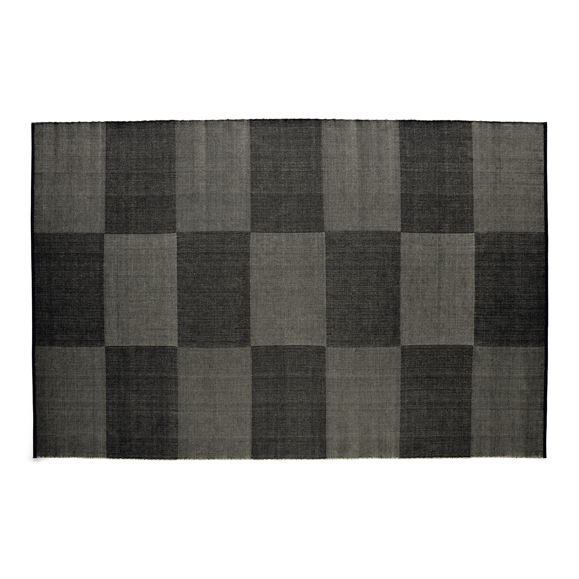HAY - Check Rug 170 x 240 - Black L check - Mönstrade mattor