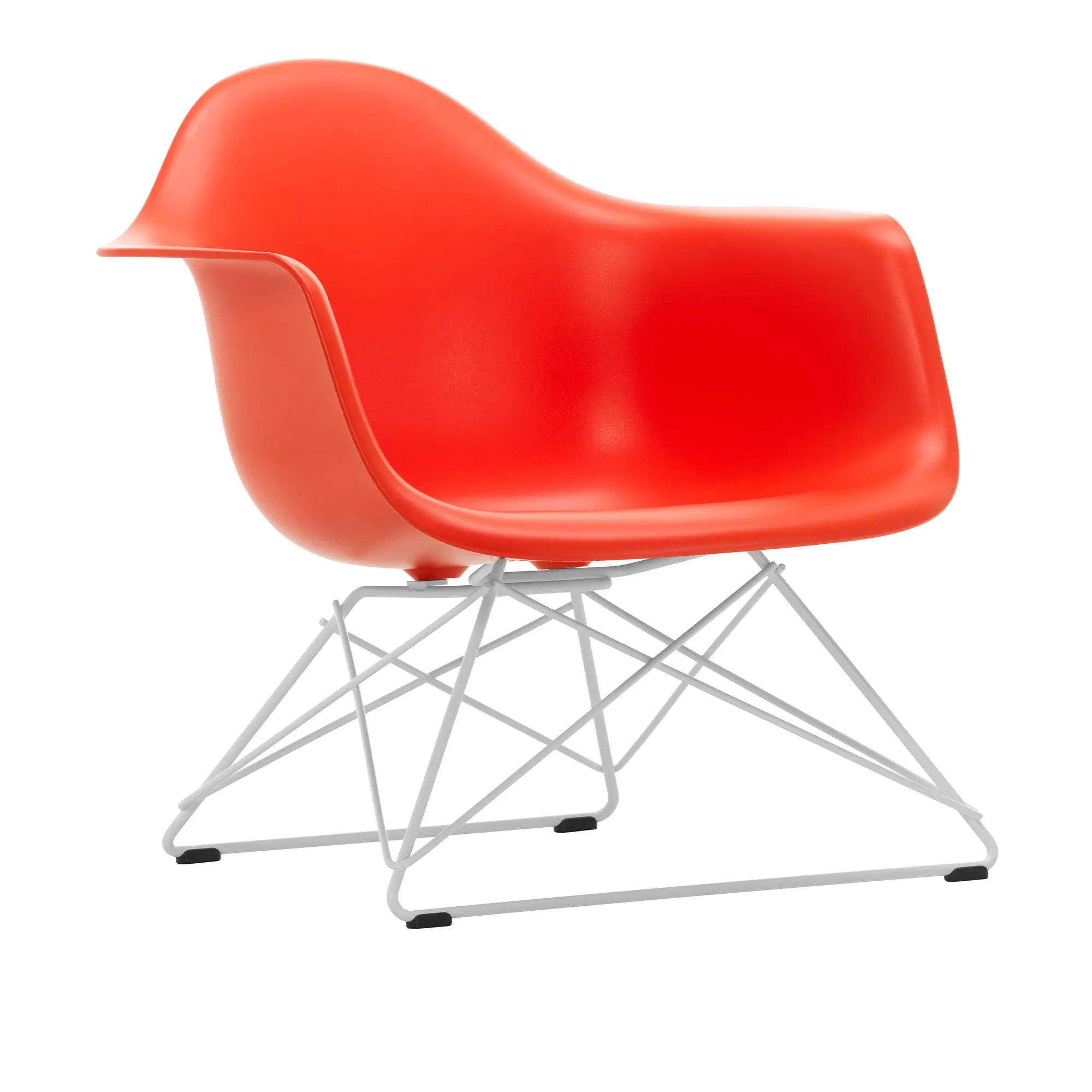 Eames RE Plastic Armchair LAR fåtölj White