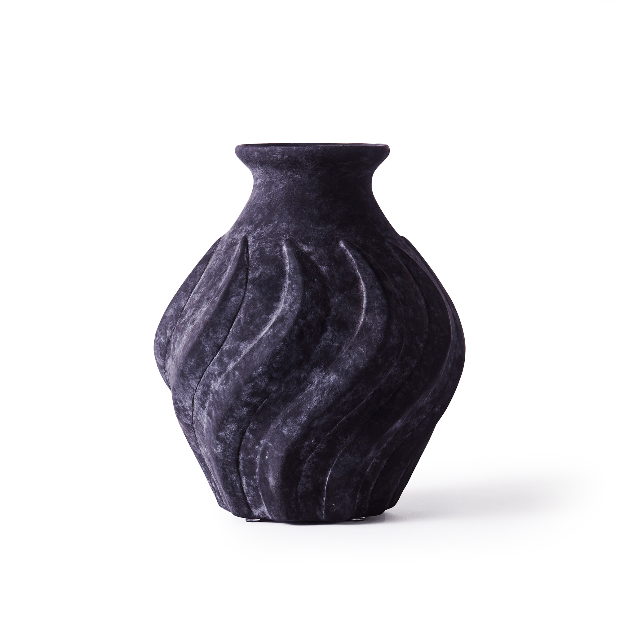 Dusty Deco - Swirl Vase Small, Black - Vaser - Edin & Lina Kjellvertz - Svart
