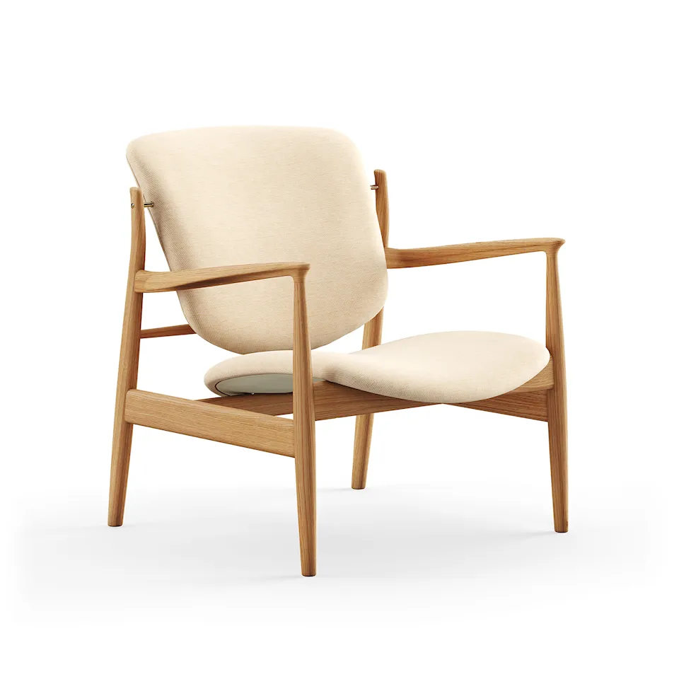 France fåtölj Dark oiled oak