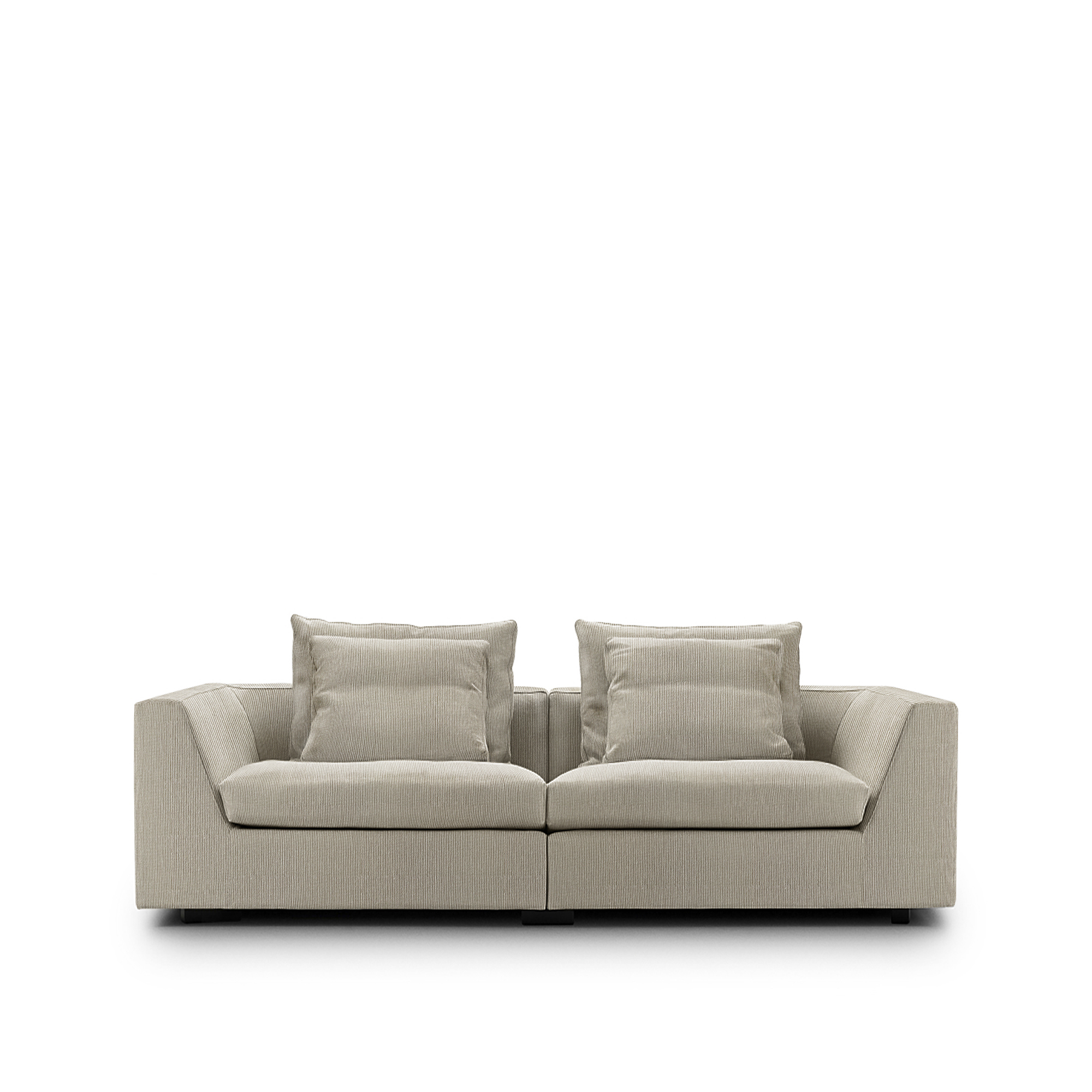 Eilersen - Chess 2-sits, Bredd: 210 cm, Tyg: Kat. 3 Bakar 27 - Soffor - Jens Juul Eilersen - Grå