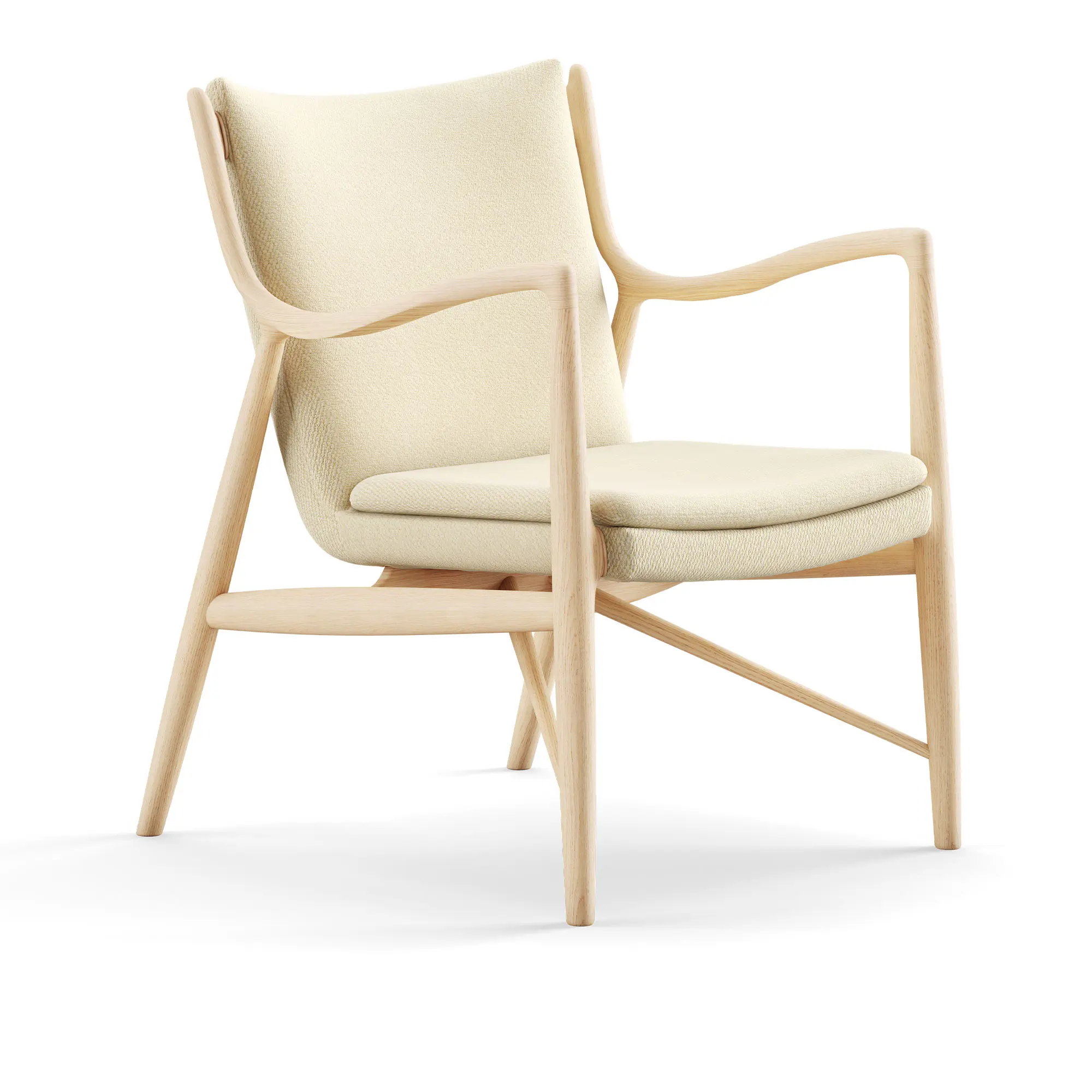 45 fåtölj Clear oiled oak